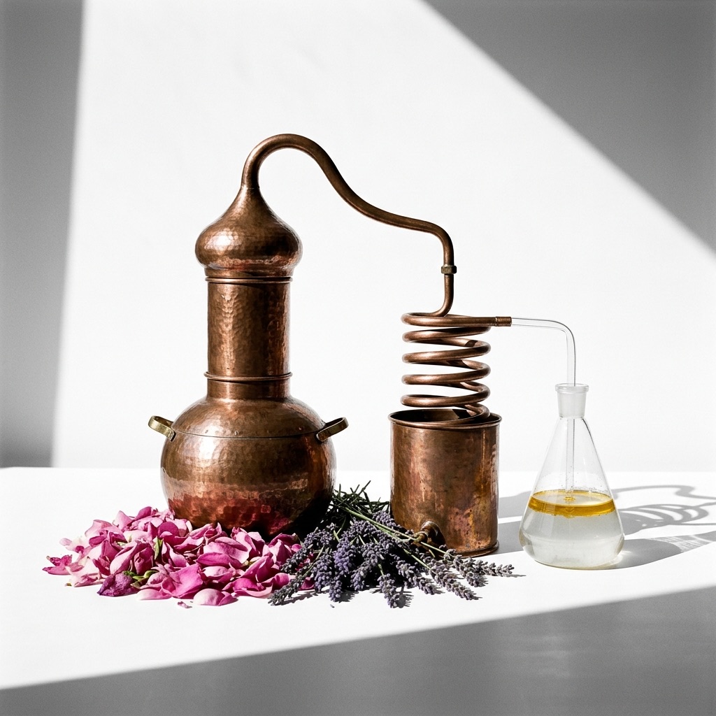 As técnicas de fabrico de um perfume
